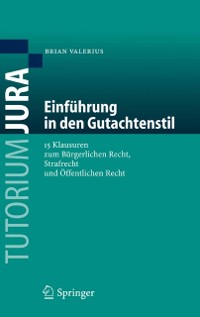 Cover Einführung in den Gutachtenstil