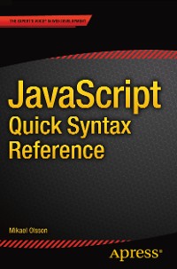 Cover JavaScript Quick Syntax Reference