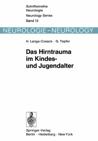 Cover Das Hirntrauma im Kindes- und Jugendalter