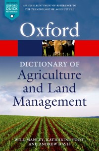 Cover Dictionary of Agriculture and Land Management