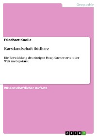 Cover Karstlandschaft Südharz