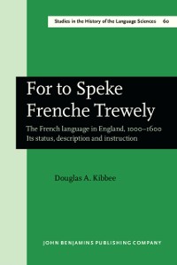 Cover For to Speke Frenche Trewely