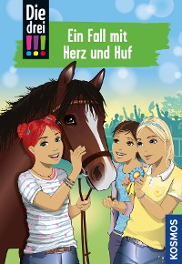 Cover Die drei !!!, 85, Ein Fall mit Herz und Huf (drei Ausrufezeichen)