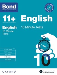 Cover Bond 11+: Bond 11+ English 10 Minute Tests with Answer Support 8-9 years