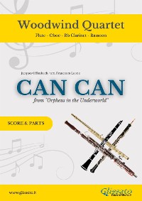 Cover Woodwind Quartet "Can Can" score & parts