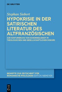 Cover Hypokrisie in der satirischen Literatur des Altfranzösischen