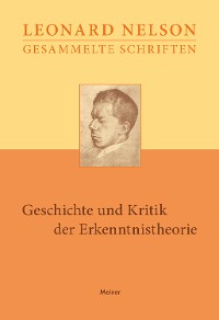 Cover Geschichte und Kritik der Erkenntnistheorie