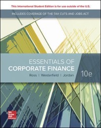 Cover Essentials of Corporate Finance ISE
