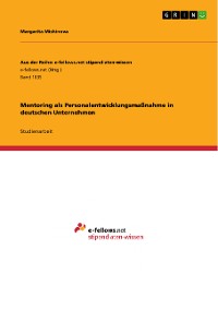 Cover Mentoring als Personalentwicklungsmaßnahme in deutschen Unternehmen