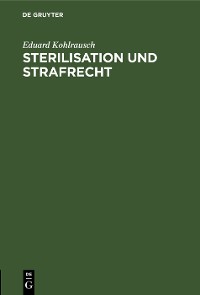 Cover Sterilisation und Strafrecht