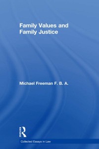 Cover Family Values and Family Justice