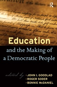 Cover Education and the Making of a Democratic People