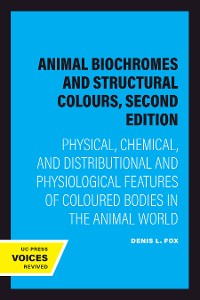 Cover Animal Biochromes and Structural Colours, Second Edition