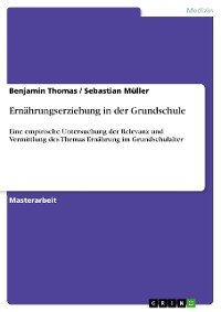 Cover Ernährungserziehung in der Grundschule