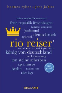 Cover Rio Reiser. 100 Seiten
