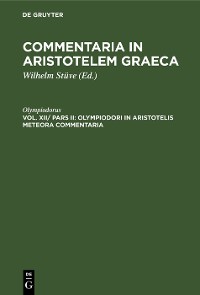 Cover Olympiodori in Aristotelis Meteora commentaria