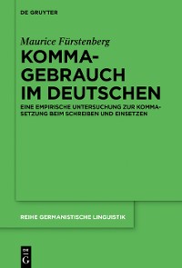 Cover Kommagebrauch im Deutschen