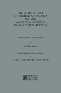 Cover Commentary of Conrad of Prussia on the De Ente et Essentia of St. Thomas Aquinas