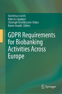 Cover GDPR Requirements for Biobanking Activities Across Europe