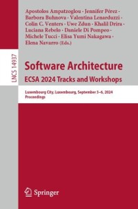 Cover Software Architecture. ECSA 2024 Tracks and Workshops