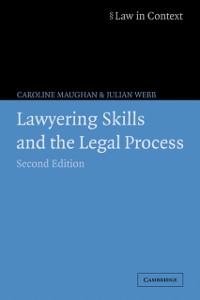 Cover Lawyering Skills and the Legal Process