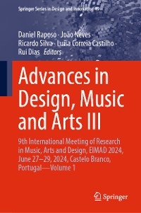 Cover Advances in Design, Music and Arts III