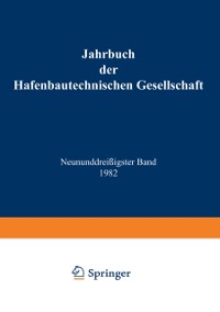 Cover Jahrbuch der Hafenbautechnischen Gesellschaft
