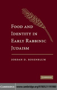 Cover Food and Identity in Early Rabbinic Judaism