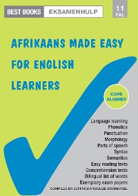 Cover Best Books Eksamenhulp: Graad 11 Afrikaans Taal- en leesoefenboek vir Eerste Addisionele Taal