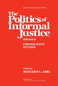 Cover Politics of Informal Justice