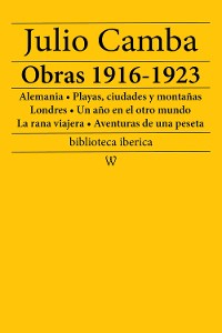 Cover Julio Camba: Obras 1916-1923