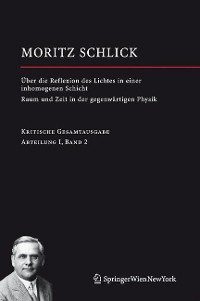 Cover Über die Reflexion des Lichtes in einer inhomogenen Schicht / Raum und Zeit in der gegenwärtigen Physik