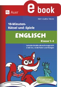 Cover 10-Minuten-Rätsel und -Spiele Englisch Klasse 1-4