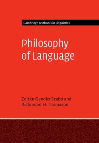 Cover Philosophy of Language