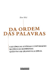 Cover DA ORDEM DAS PALAVRAS