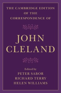 Cover Cambridge Edition of the Correspondence of John Cleland