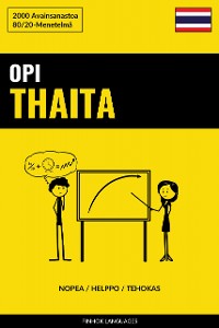Cover Opi Thaita - Nopea / Helppo / Tehokas