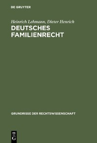 Cover Deutsches Familienrecht