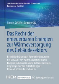 Cover Das Recht der erneuerbaren Energien zur Wärmeversorgung des Gebäudesektors