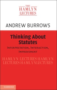 Cover Thinking about Statutes