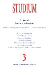 Cover Studium- I Giusti: storie e riflessioni