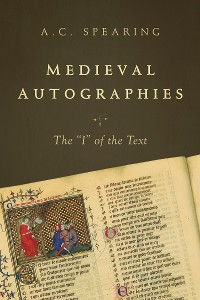 Cover Medieval Autographies