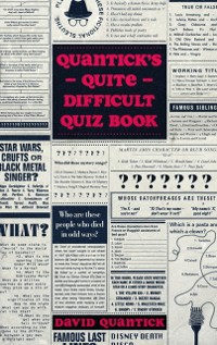 Cover Quantick's Quite Difficult Quiz Book