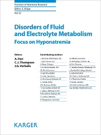Cover Disorders of Fluid and Electrolyte Metabolism