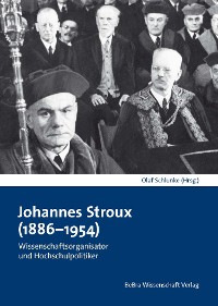 Cover Johannes Stroux (1886–1954)