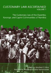 Cover Customary Law Ascertained Volume 1