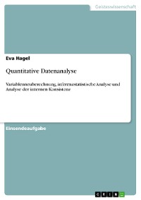 Cover Quantitative Datenanalyse