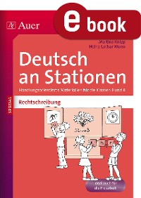 Cover Rechtschreibung an Stationen 3-4