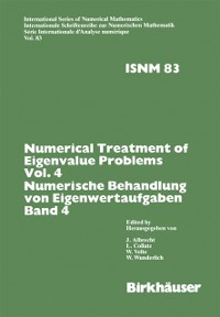 Cover Numerical Treatment of Eigenvalue Problems Vol.4 / Numerische Behandlung von Eigenwertaufgaben Band 4