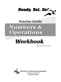 Cover Numbers and Operations Workbook